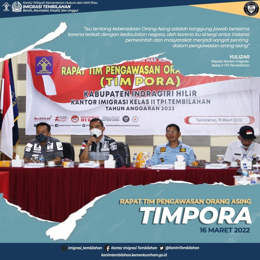 RAPAT TIM PENGAWASAN ORANG ASING TIMPORA