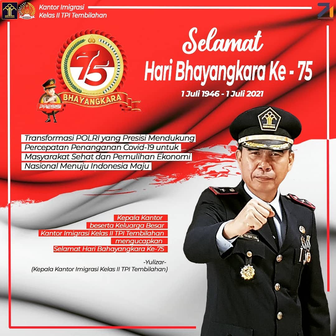 SELAMAT HARI BAYANGKARA KE - 75
