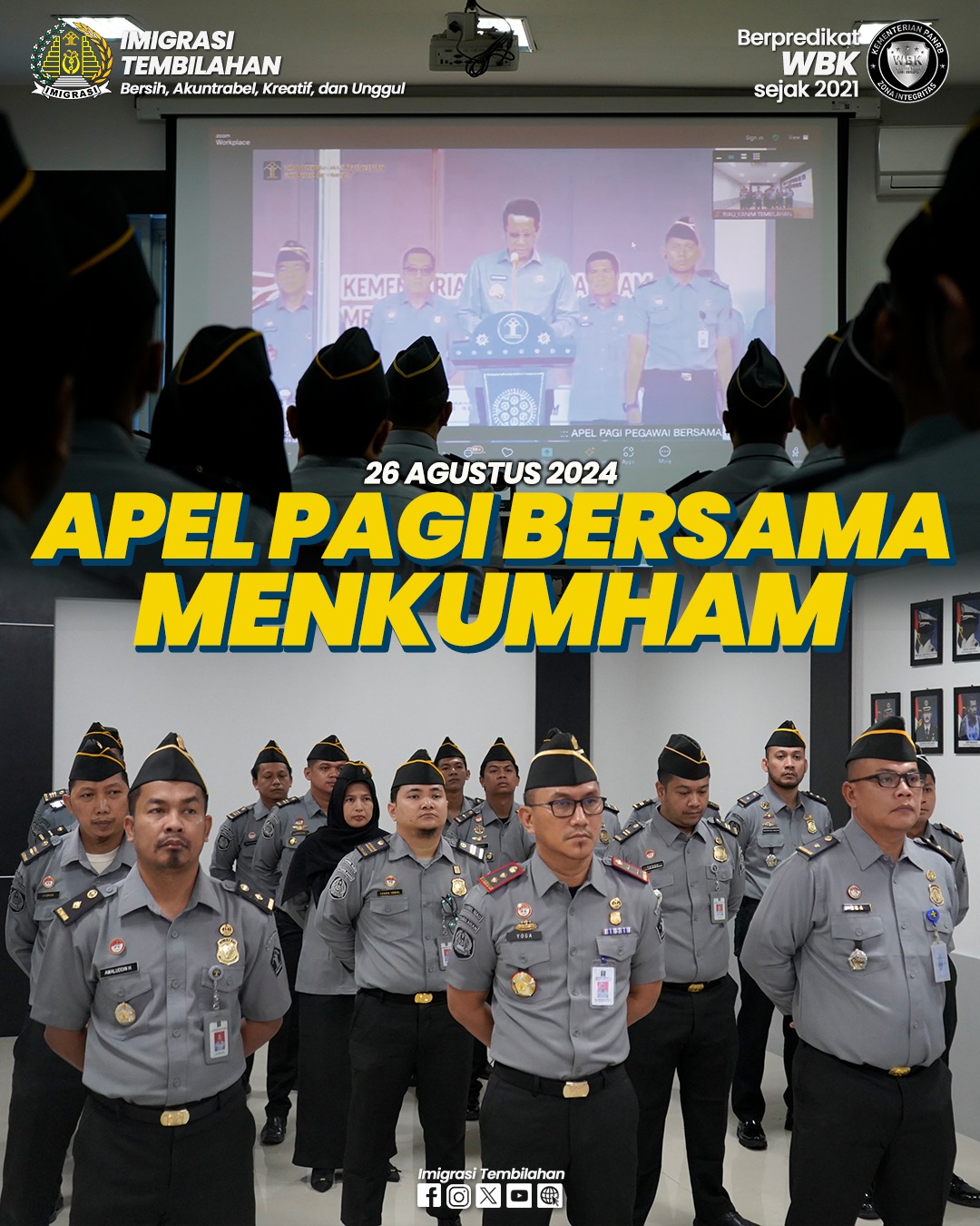 TARGET KINERJA DI TAHUN 2023 TERCAPAI MAKSIMAL, KAKANIM SAMPAIKAN APRESIASI DAN PERSIAPKAN RENCANA KERJA TAHUN 2024