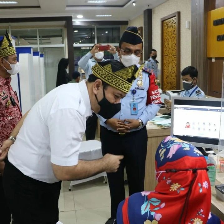KUNJUNGAN STAFSUS MENKUMHAM BIDANG TRANSFORMASI DIGITAL