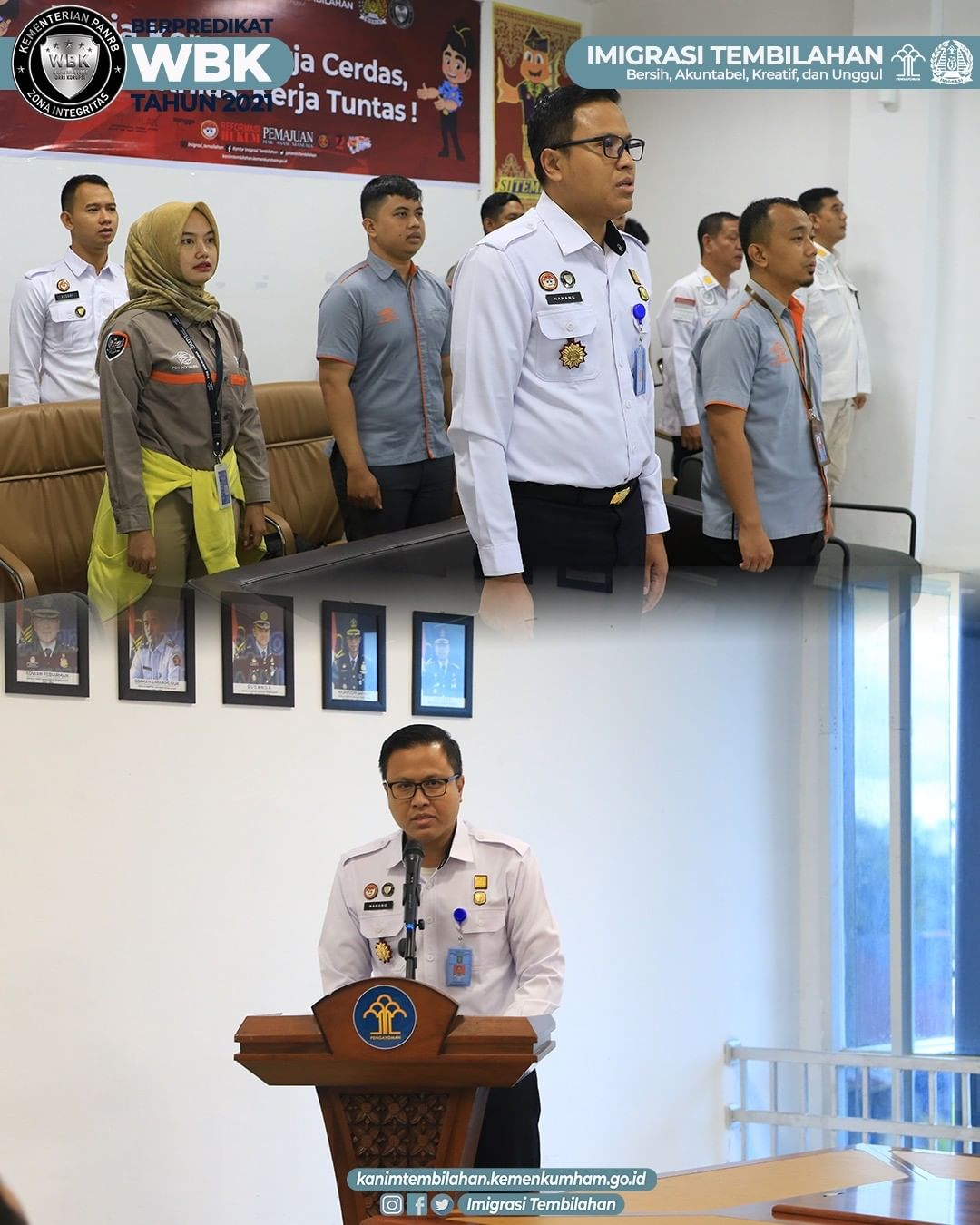 PERMUDAH LAYANAN PASPOR, IMIGRASI TEMBILAHAN KOLABORASI DENGAN POS TEMBILAHAN