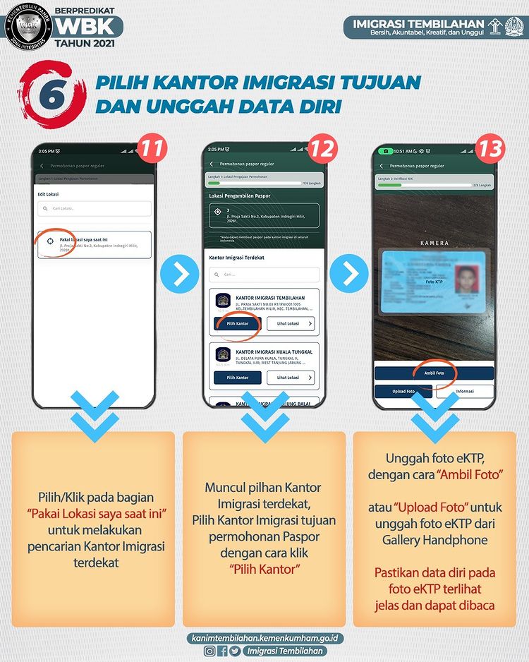 Berikut tata cara permohonan paspor melalui Aplikasi M-Paspor