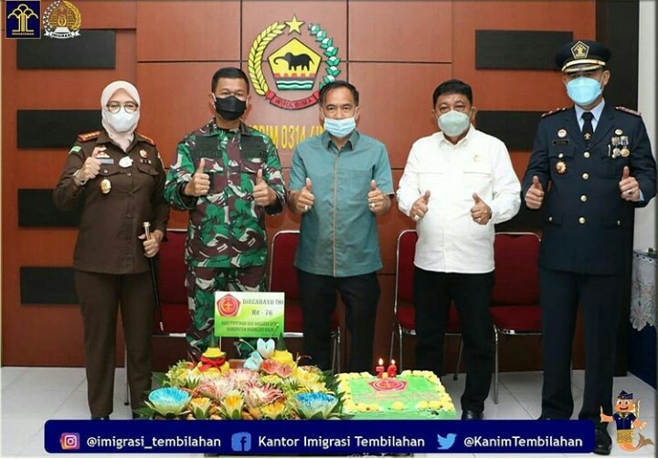 SYUKURAN HUT TNI KE 76 TAHUN 2021