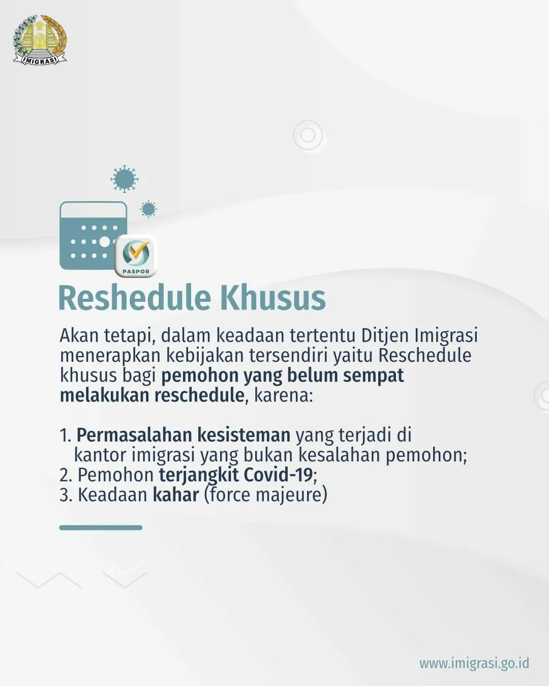 Penjadwalan Ulang M-Paspor