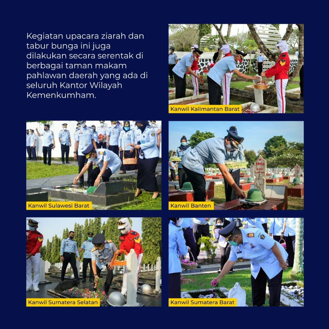 UPACARA ZIARAH DAN TABUR BUNGA